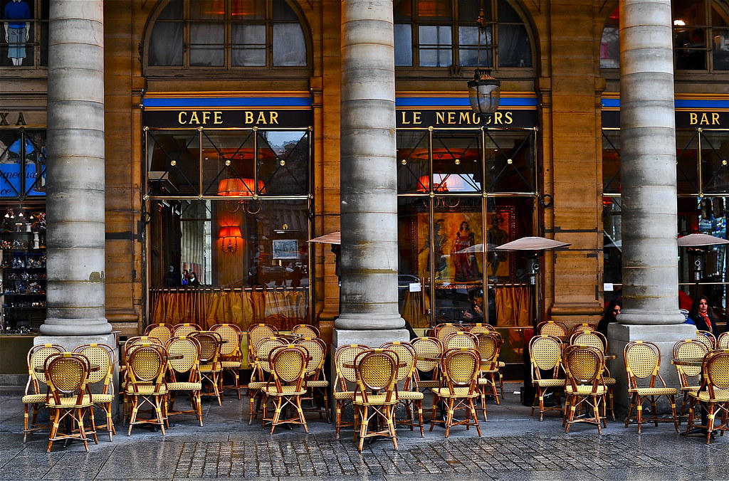 french cafe wallpaper