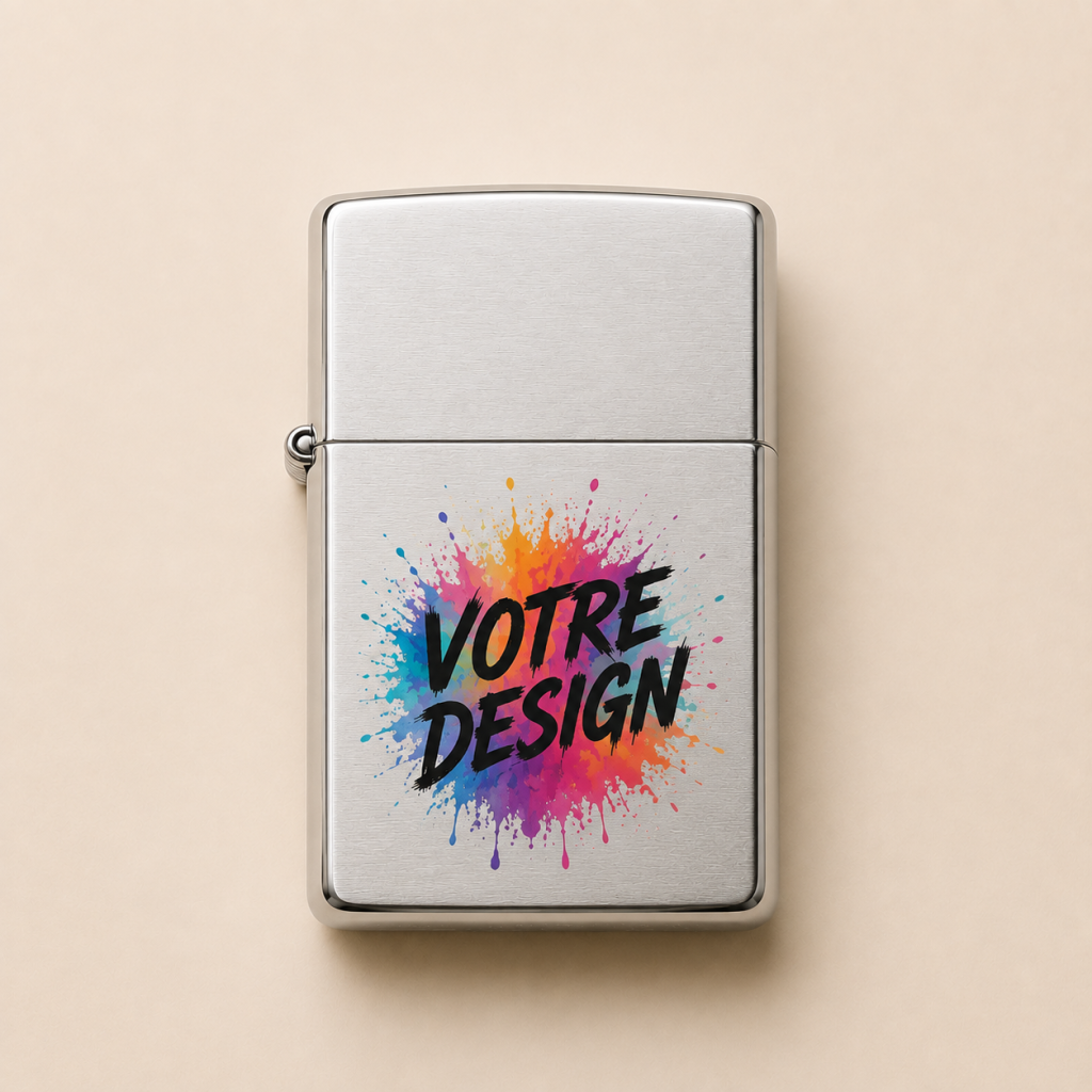Cendrier type zippo personnalisable