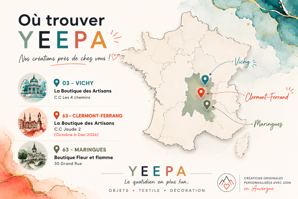 points de vente yeepa